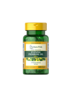 Puritans Pride Evening Primrose Oil 500 mg with GLA (100 Softgels)
