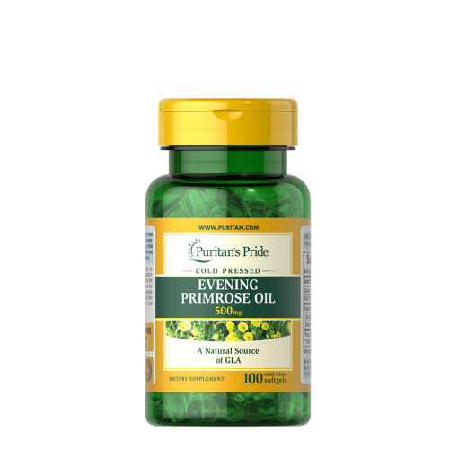 Puritans Pride Evening Primrose Oil 500 mg with GLA (100 Softgels)