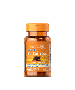 Puritans Pride Lutein 20MG With Zeaxanthin (60 Softgels)