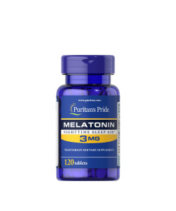 Puritans Pride Melatonin 3 mg (120 Tablets)