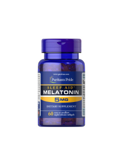 Puritan's Pride Sleep Aid Melatonin 5 mg (60 Softgels)