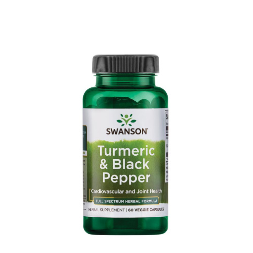 Swanson Turmenic & Black Pepper (60 Capsules)