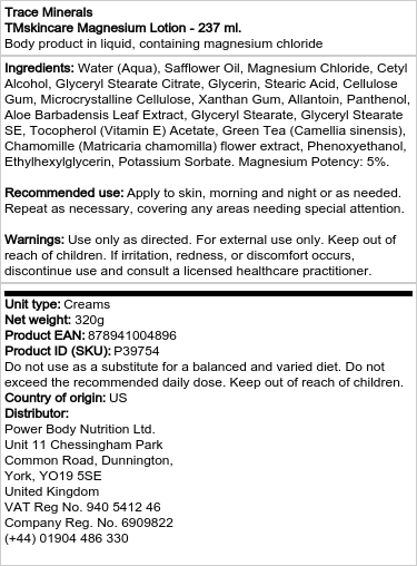 TMSkincare Magnesiumlotion - 237 ml