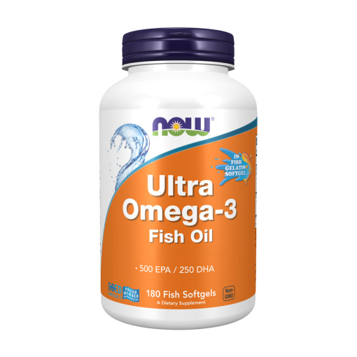 Ultra Omega-3 (In Fish Gelatin Softgels) - 180 fish softgels