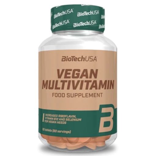 vegansk multivitamin - 60 tabletter