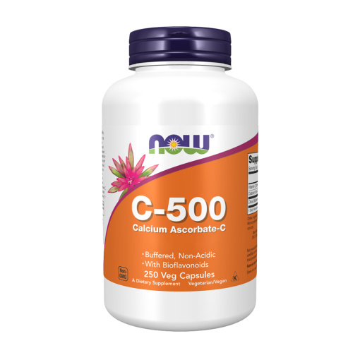 NOW Foods - Vitamin C-500 Calcium Ascorbate-C - 100 caps - Image 2