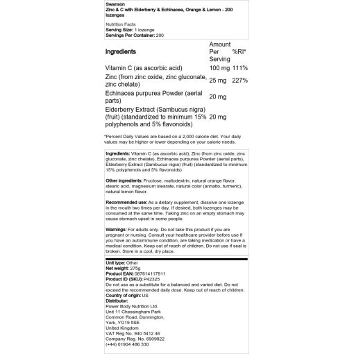 appelsin og citron - 200 pastiller