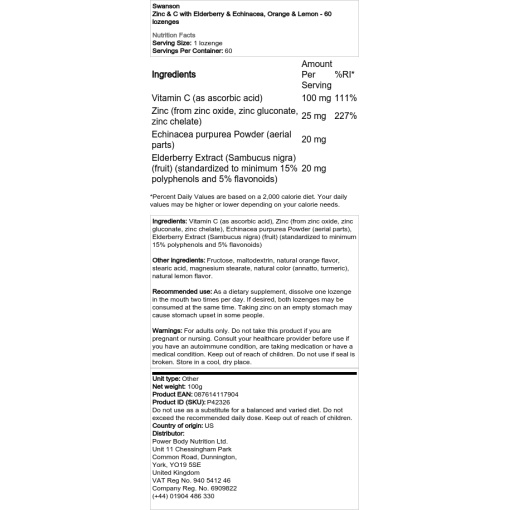 appelsin- og citronsmag - 60 pastiller