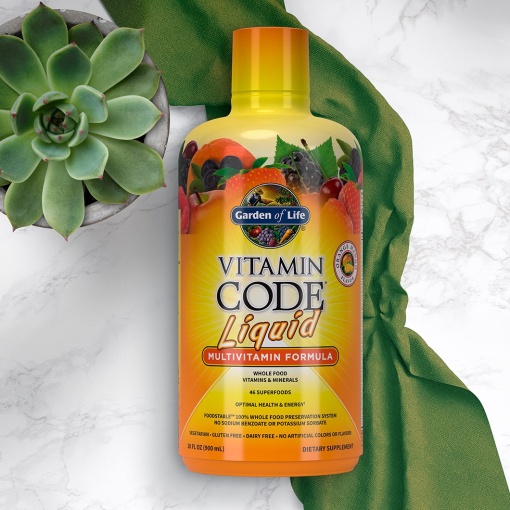 Garden of Life - Vitamin Code Liquid Multivitamin, Orange Mango - 900 ml - Image 9