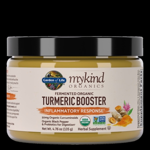 Mykind Organics fermenteret økologisk gurkemejebooster 4