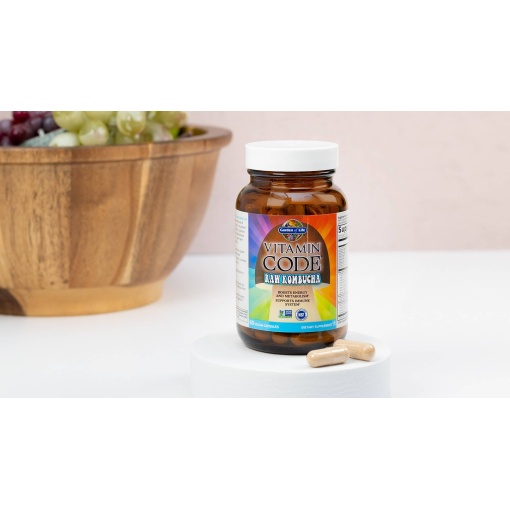 Garden of Life - Vitamin Code Raw Kombucha - 60 Vegan Capsules - Image 7