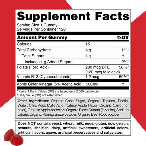 Goli Nutrition - Apple Cider Vinegar Gummies - Image 6