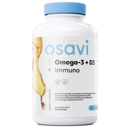 OSAVI Omega-3 + D3 Immuno (180 caps)