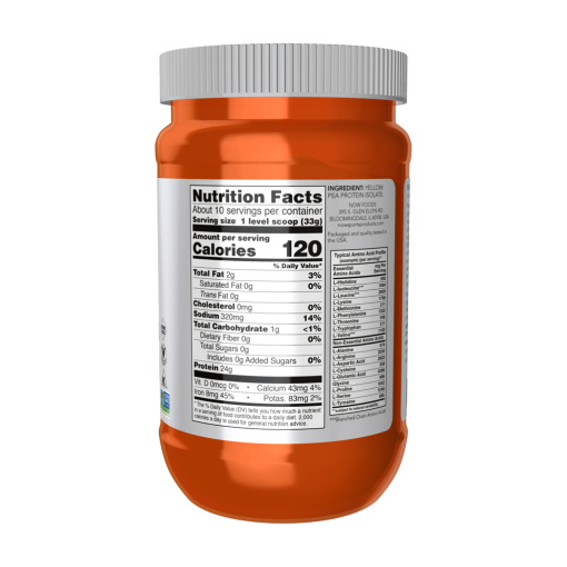 NOW Foods - Pure Unflavored Pea Protein Powder - Image 3