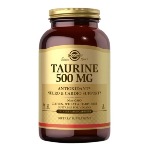 SOLGAR Taurine 500 mg (250 Veg Caps)
