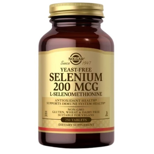 SOLGAR Yeast-Free Selenium 200 mcg (250 tabs)