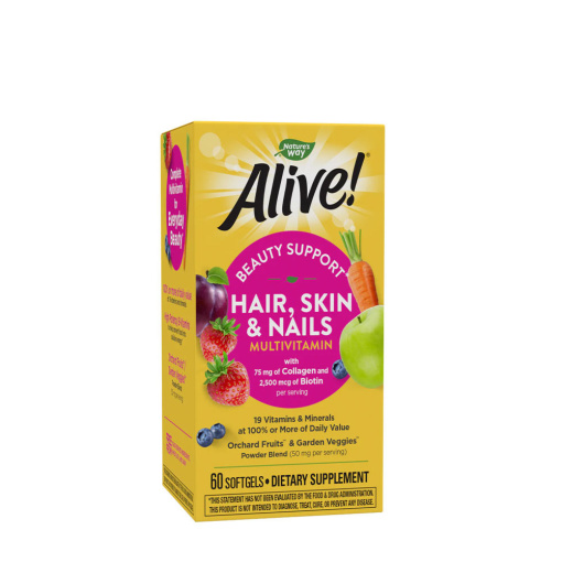 Natures Way Hair Skin & Nail  (60 Softgels)