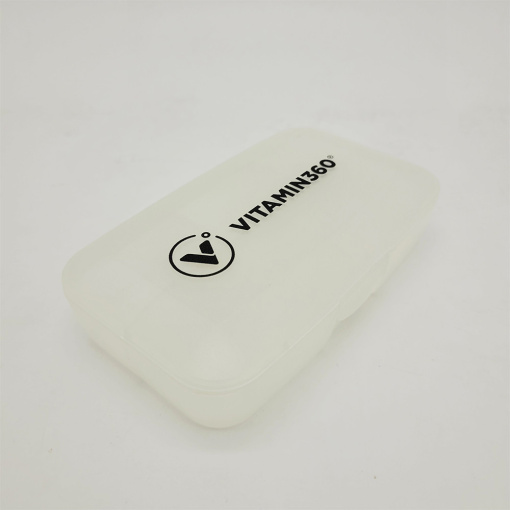 Vitamin360 - 5-Compartment Pill Box (1 Piece, White) - Image 3