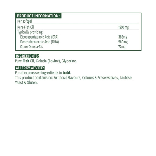 Nature's Aid - Super Strength Fish Oil Omega-3 (60 Softgels) - Image 2