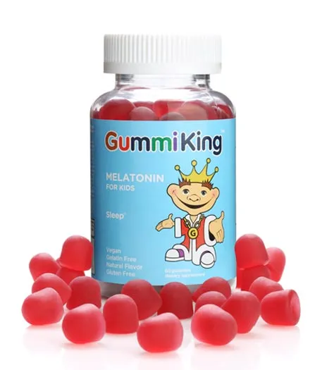 GUMMIKING Melatonin for Kids (60 gummies)