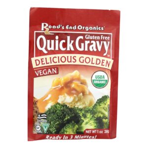 Road's End Organics Gravy Mix - Organic - Golden - 1 Oz - Case Of 12