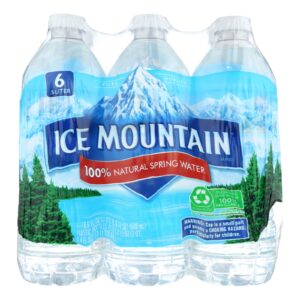 Ice Mountain - Natural Spring Water - Case Of 4 - 6-16.9 Fl Oz.