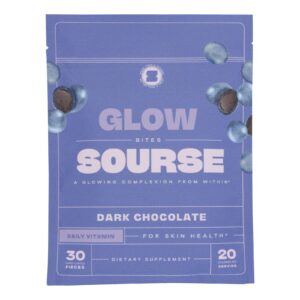 Sourse - Glow Bites Vitamin Infused Chocolate - Case Of 6-2.2 Oz