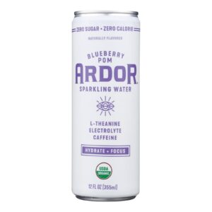 Ardor Sparkling Water - Spk Water Blby Pom Enrg - Case Of 12-12 Fz