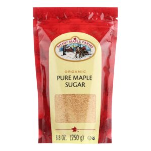 Shady Maple Farms 100 Percent Pure Organic Maple Sugar - Case Of 8 - 8.8 Oz.