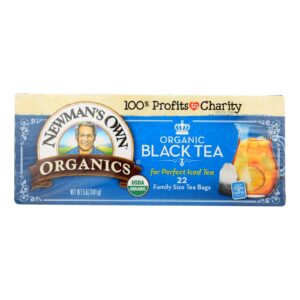 Newman's Own Organics - Tea Black Family Size - Case Of 6 - 22 Ct