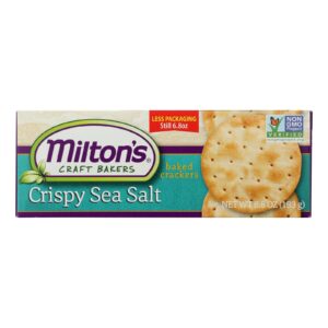 Miltons - Cracker Crispy Sea Salt - Case Of 8-6.8 Oz
