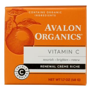 Avalon Organics - Face Creme Vit-c Rnew Rch - 1 Each-1.7 Oz