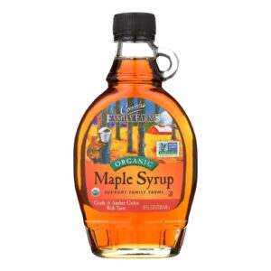 Coombs Family Farms - Organic Maple Syrup Grade A Dark Amber - Case Of 12 - 8 Fl Oz