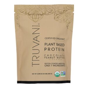 Truvani - Protein Powder Peanut Butter Chocolate - 1 Each-12.88 Oz