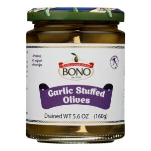 Bono - Olives Garlic Stuffed - Case Of 6-5.6 Oz