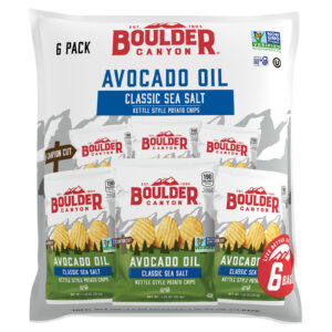 Boulder Canyon Natural Foods - Chips Classic Sea Salt Avacado Oil - Case Of 8 - 6 - 1.25oz