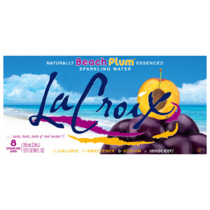 Lacroix - Sparkling Water Beach Plum - Case Of 3-8-12 Fz