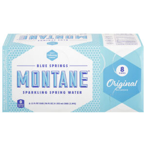Montane - Water Sparkling Unflvr - Case Of 3 - 8-12 Fz