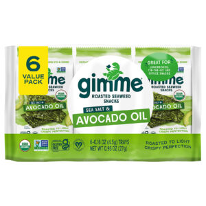 Gimme Seaweed Snacks - Sweed Slt-avo Snack - Case Of 8-6-.16 Oz
