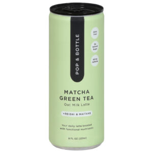 Pop & Bottle - Grn-tea Matcha Latte - Case Of 12-8 Fz