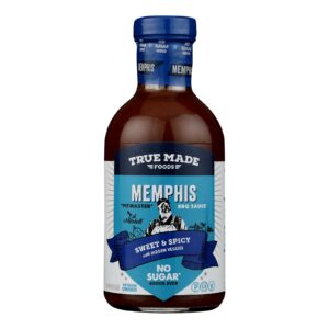 True Made Foods - Bbq Sauce Memphis No Sugar - Case Of 6-18 Oz