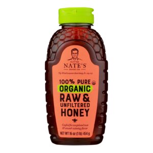 Nature Nate's - Honey Raw Unfiltered - Case Of 6-16 Oz