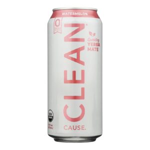 Clean Cause - Yerba Mate Watermelon - Case Of 12-16 Fz