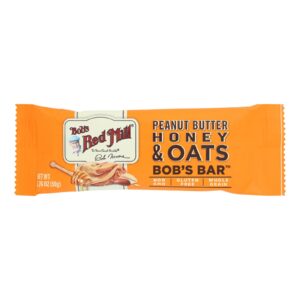 Bob's Red Mill - Bar Pnut-btr Honey Oats - Case Of 12-1.76 Oz