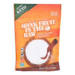 In The Raw - Monk Fruit In Rw W-erythrtl - Case Of 8-16 Oz