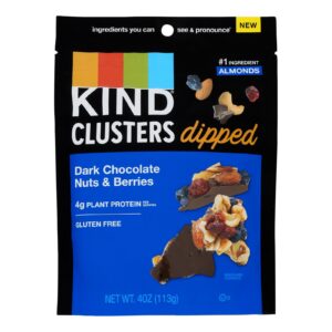 Kind - Clstr Dip Dkchoc Nut-brry - Case Of 8-4 Oz