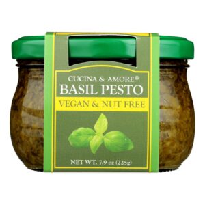 Cucina & Amore - Pesto Basil Vegn&nut Free - Case Of 6-7.9 Oz