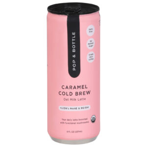 Pop & Bottle - Cld-brw Caramel Latte - Case Of 12-8 Fz