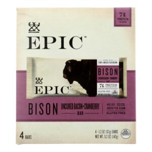 Epic - Bar Bison Uncrd Bcn Crbry - Case Of 8-5.2 Oz