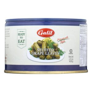 Galil Homemade Style Stuffed Grape Leaves  - Case Of 12 - 14 Oz